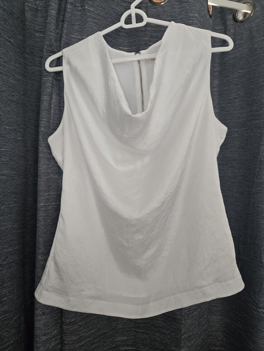Michael Kors White Sleeveless Blouse